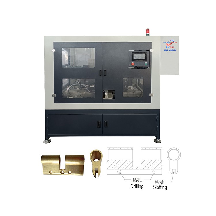 Vrtací stroj na děrování zámkového válce